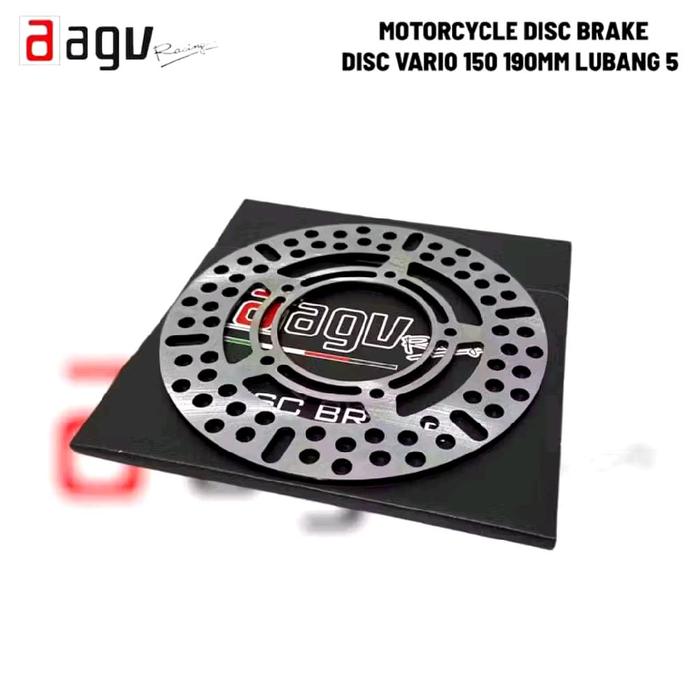 disc piringan cakram depan vario 150 led new lubang 5 190mm agv racing