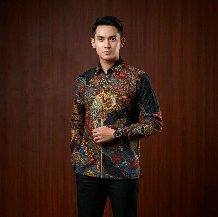 Batik Cantieq Exclusive - SENATANA | Batik Tulis Laseman ,Batik Pria Bordir Smock Premium Nyaman Ad