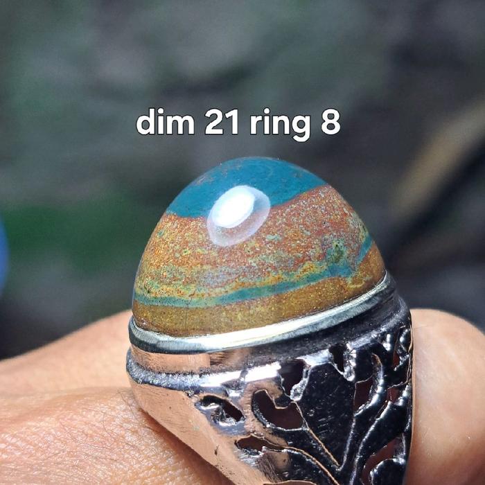 natural cincin batu akik nogosui multi puser bumi klawing