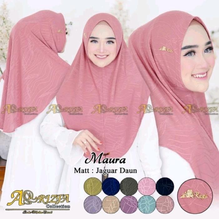 Jilbab Instan Maura ori Arrizfa//Hijab simpel non pad/ Muslim Kerudung Syari