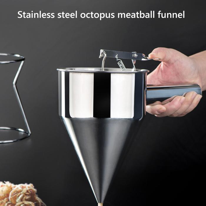Stainless Steel Kitchen Funnel Anti-corrosion Octopus Ball Funnel