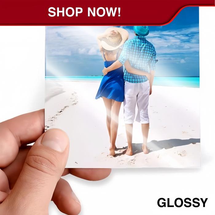 20pcs Kertas Foto A4 5R 4R 3R RC High Glossy Tahan Air Photo Paper 260gsm - Cetak Foto Studio/Album