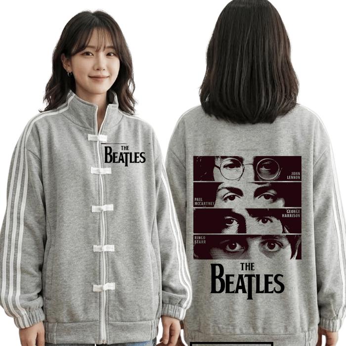 JAKET  CHEONGSAM BEATLES UNISEX CHEONGSAM JAKET  BEATLES   BISA CUSTOM DESAIN   PREMIUM CHEONGSAM JA