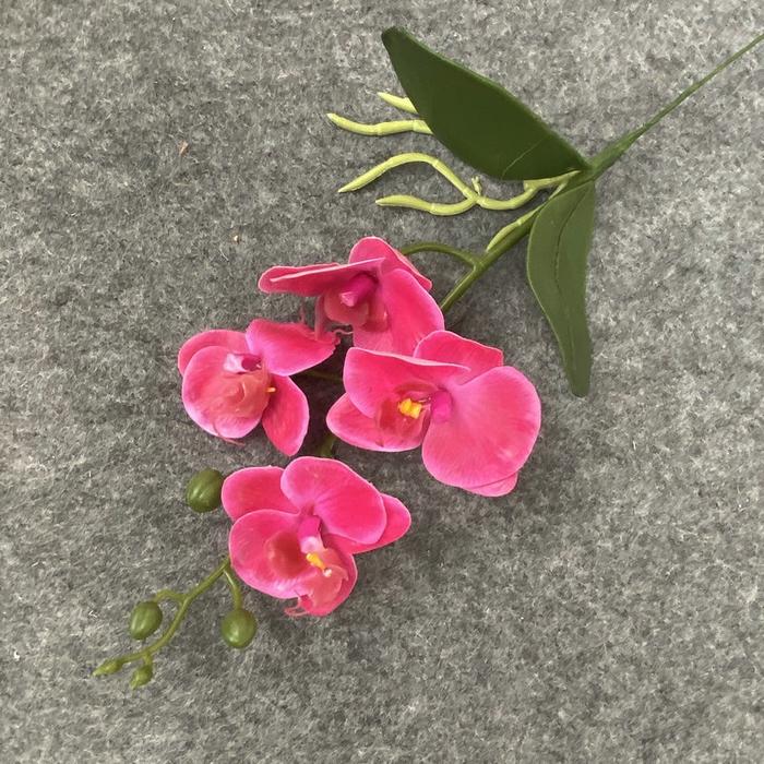[NEW] Bunga Anggrek Artificial Bunga Orchid Flower Mirip Bunga Asli Buket Bunga Latex Palsu Plastik 