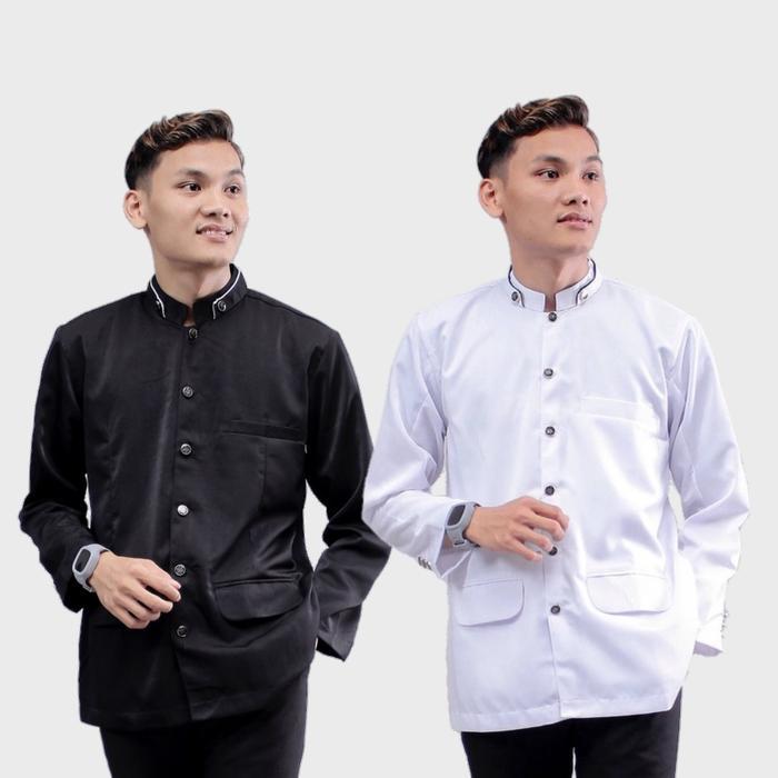 PROMO!! Jasko Polos Putih Hitam Abu Jas Koko Navy Putih baju muslim jumbo Dewasa Pria STOK TERBATAS!