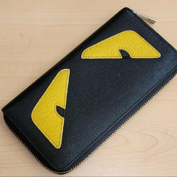 fendi mata kuning dompet unisex