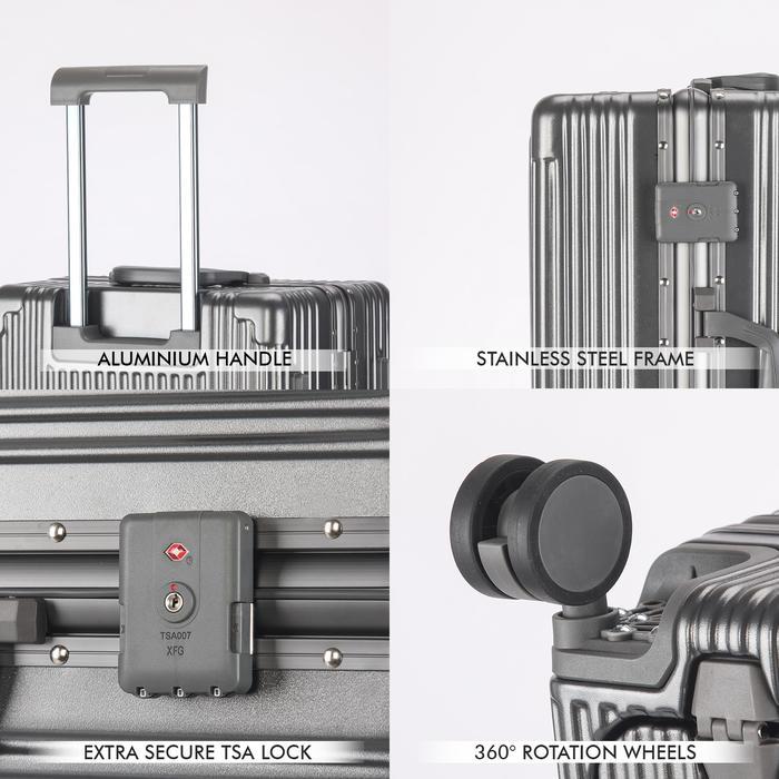 Roaming Koper Laptop Size Kabin & Bagasi Bukaan Depan Front Load 20-24 Inch TSA Lock - K002
