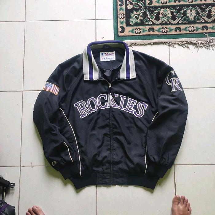 MLB Colorado rockies majestic authentic jacket