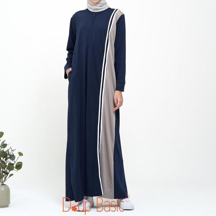 Wztr Dupbasic Gamis Kaos Milas - Gamis Casual Daily Gamis Sporty Syari Bahan Kaos Remaja Imp
