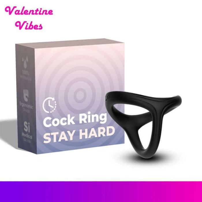 Frisdw Triangle Delay Stay Hard Ring
