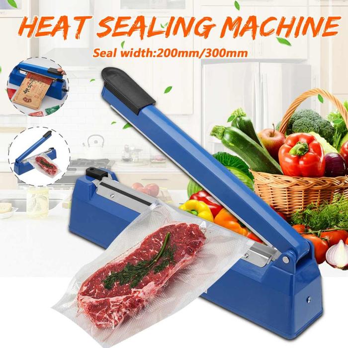 Sealer Listrik Impulse Sealer 200MM Alat Prees Alat Press Plastik 20cm Alat Mesin Sealer Perekat Pla