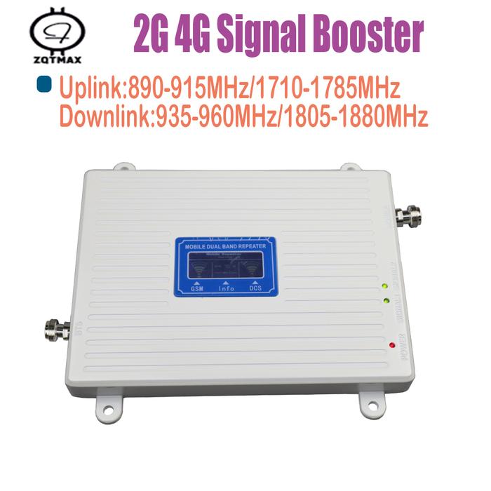 ZQTMAX 2G 4G Signal Booster GSM DCS 900 1800 cellular signal Repeater