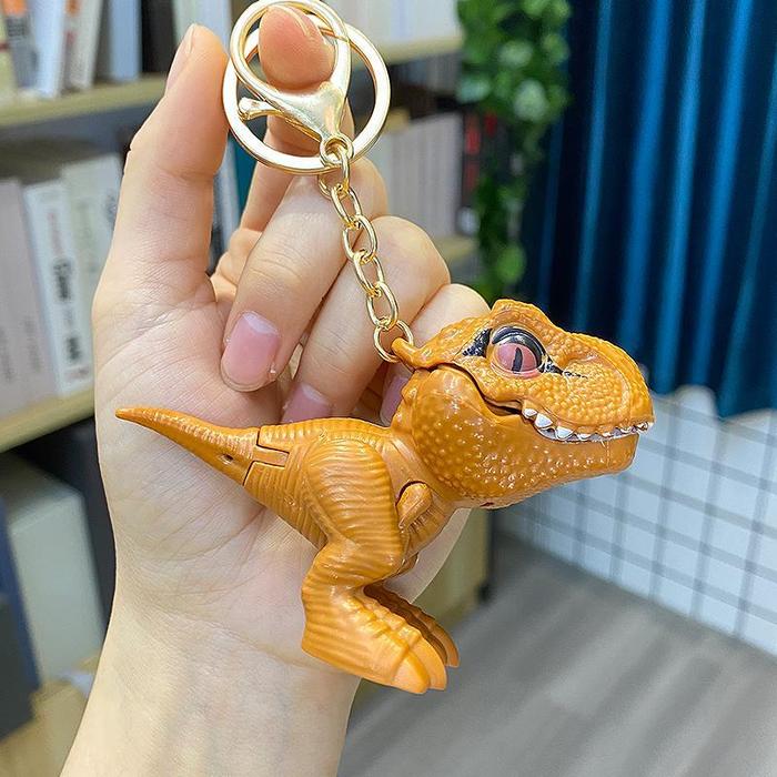 Dinosaurus Gantungan Kunci Karakter Mini Lucu Keychain Weiro Import T Rex Indominus/Gantungan Tas Ku