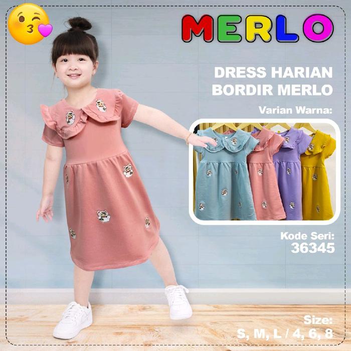 Merlo Dress Anak Perempuan
