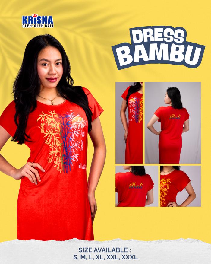 DASTER BALI MOTIF BAMBU | Krisna Oleh Oleh Bali