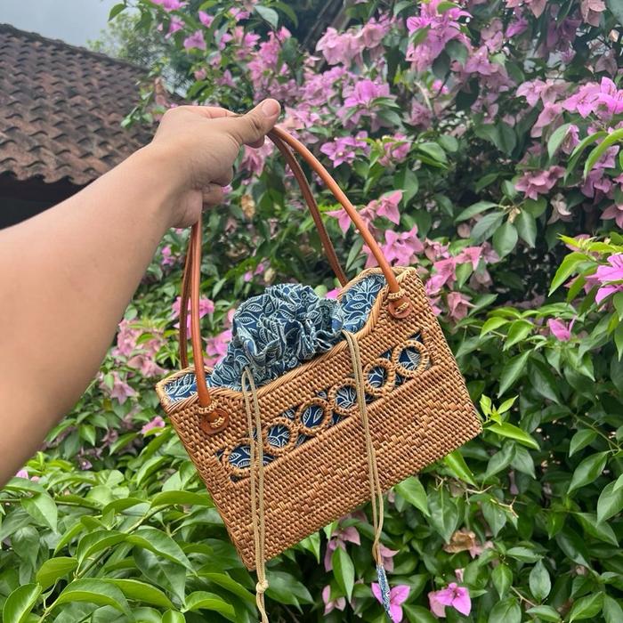 tas  loster /tas jalan jalan /tas mewah/ tas handmade / rattan bag