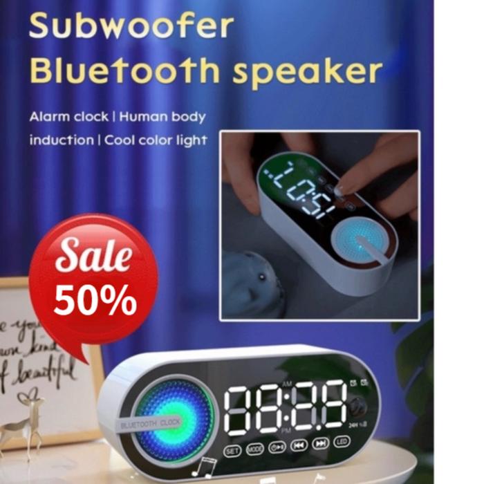 Multifunctional Digital Display Bluetooth Speaker Alarm Clock Music