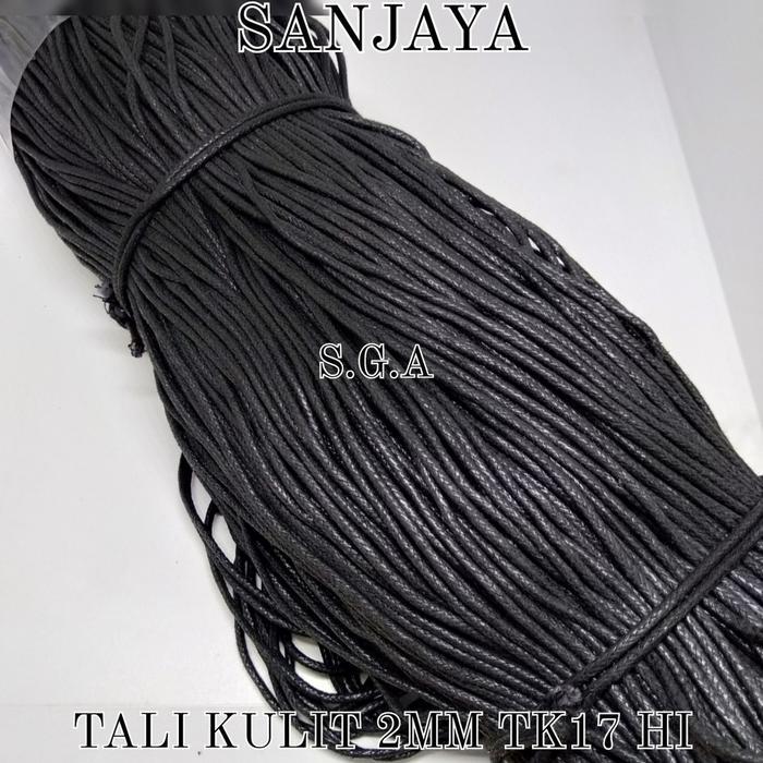 ROUNDED GENUINE LEATHER 2MM / TALI KULIT BENTUK BULAT / STRING TALI / TALI KULIT BULAT 2MM TK17 HI