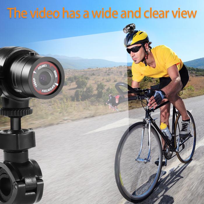 Kamera F9 Mini Full HD 1080P Helm Sepeda Gunung Sepeda Motor Kamera