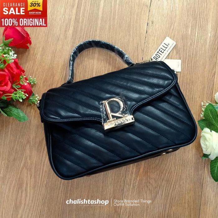 Tas Wanita Rotelli Bag Hand bag Sling bag Original - Hitam