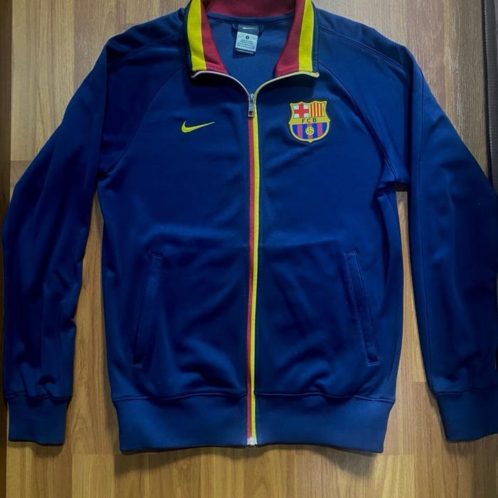 Barcelona Fc Football Training Zip Up Jacket 2013/14