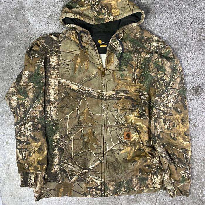 carhartt realtree camo active jacket