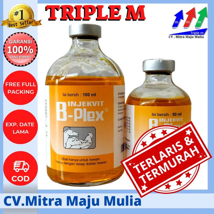 BECOMP 1000 Tablet Obat Hewan Ayam, Kambing, Sapi, Babi Multivitamin