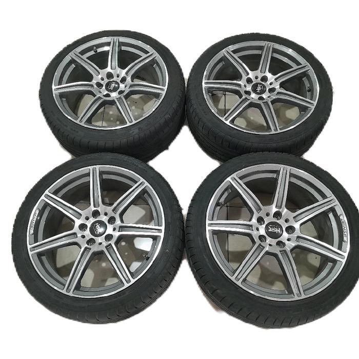 velg racing rostock r18x8/9 h5x112 baut 5x112 + ban 235/225 50 r18