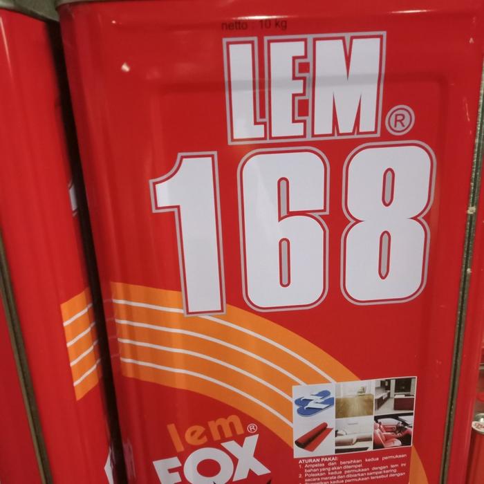 lem kuning fox 168 10 kg (blek) lem HPL