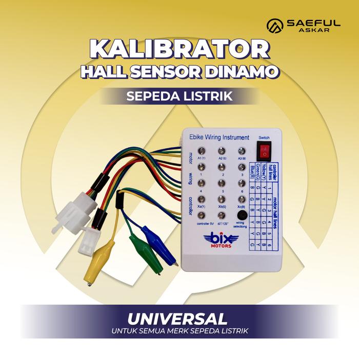 Alat Kalibrator Hall Sensor Dinamo Sepeda Listrik 3 in 1 BLDC