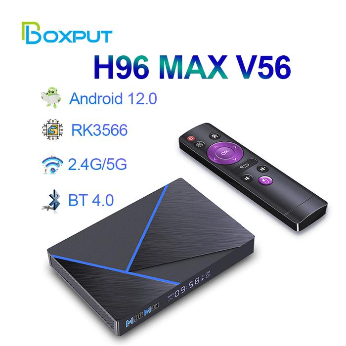 H96 MAX V56 Smart TV Box Android 12 8GB 64GB RK3566 Support 8K USB3.0