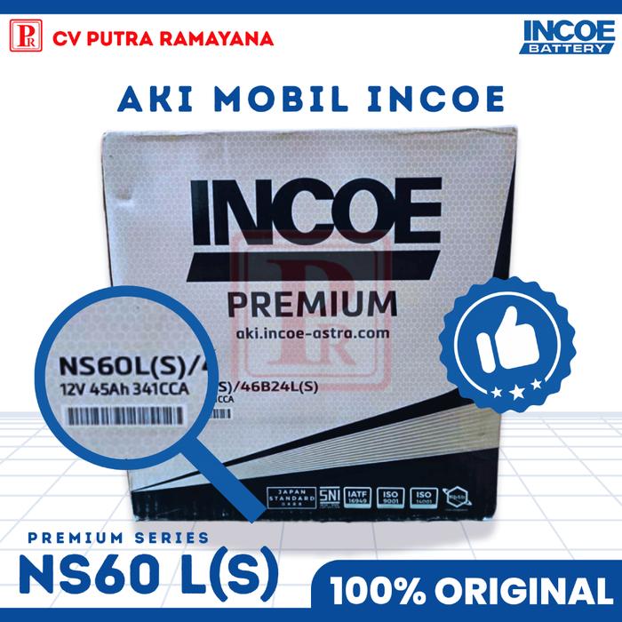 AKI (ACCU) MOBIL INCOE NS60 L(S) PREMIUM ORIGINAL