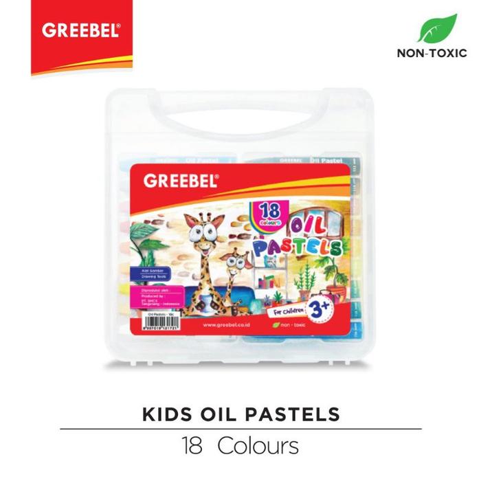 Krayon Crayon Oil Pastel - Greebel 18 Warna MURAH!