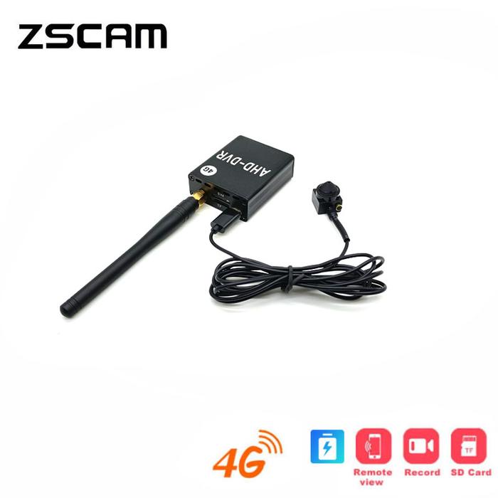 1MP/2MP 3G/4G LTE Mini IP Camera 4G SIM Card Portable CCTV Pinhole