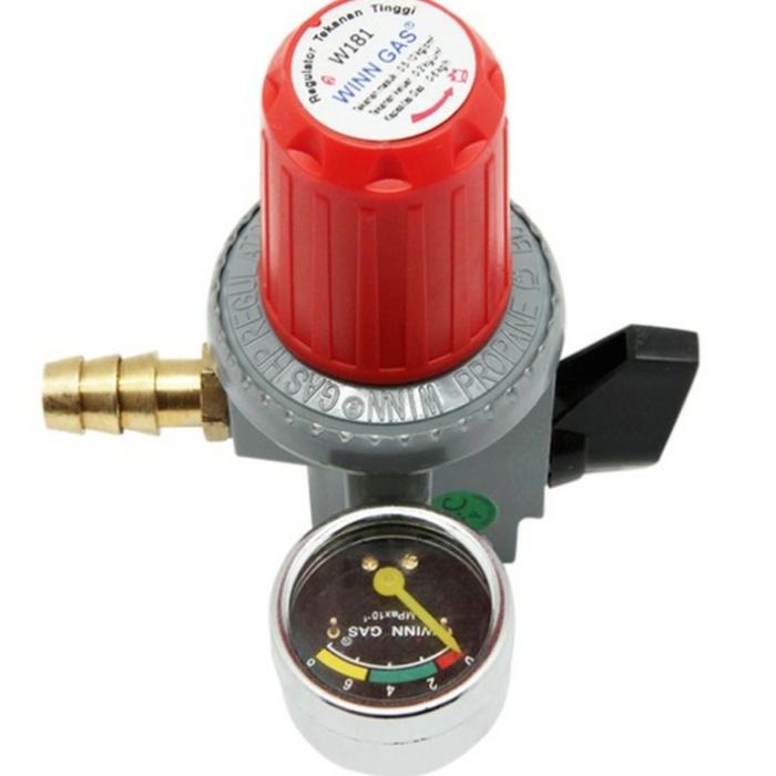 WINN REGULATOR GAS TEKANAN TINGGI DENGAN METERAN WIN GAS W-181 M HIGH PRESSURE W 181 M W181 M