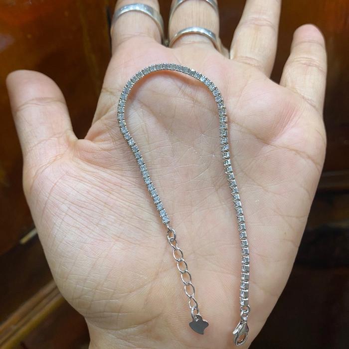 Gelang full mata s925 perak asli