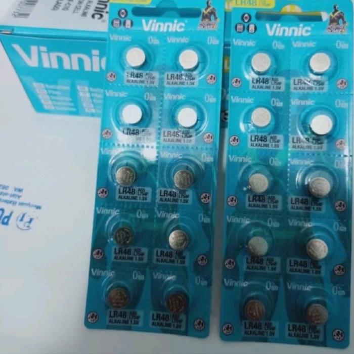 Batre Vinnic 48 baterai LR48/AG5 original
