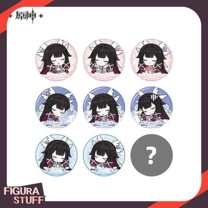 [Set of 8] Genshin Columbina Blessing of the Welkin Moon Series Can Badge Blind Box (5,8cm)