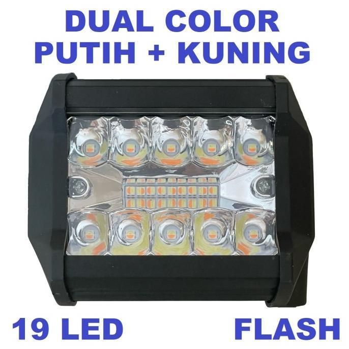 LAMPU TEMBAK LED BAR CREE SOROT 15 TITIK MATA SMD MOTOR MOBIL CWL