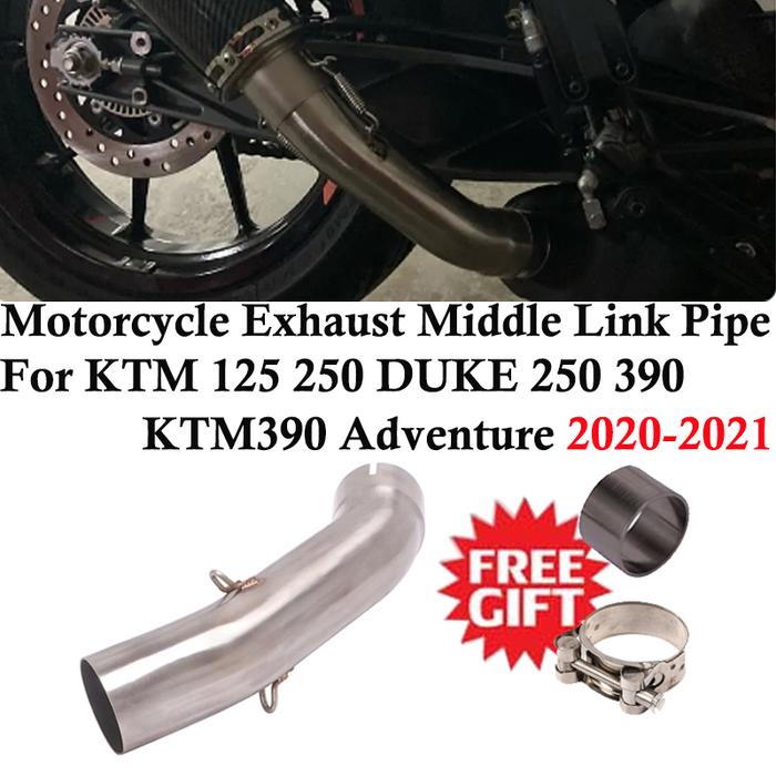 Ktm250 Ktm Duke 250 390 Ktm390 Adventure Adv 2020 2021 Ktm125 2021 Motorcycle Exhaust System Middle