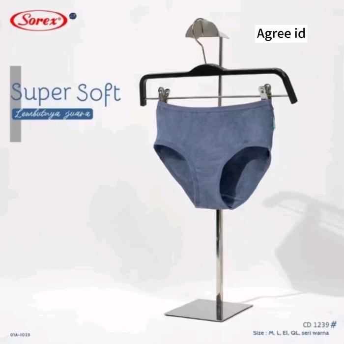 12pc SOREX-celana dalam wanita sorex 1239 super soft /Cd sorex 1239