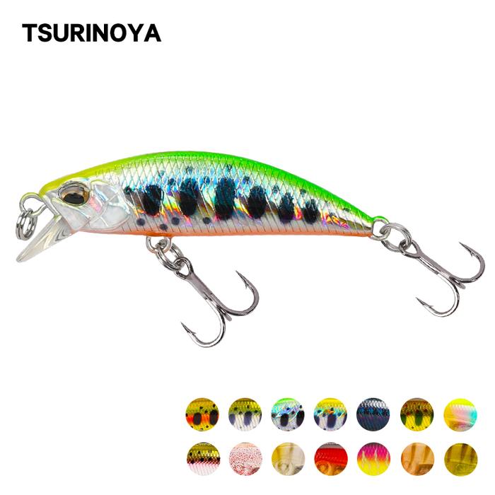 TSURINOYA Mini Minnow Hard Lure Set DW63 4PCS 50mm 5g Hot Sell