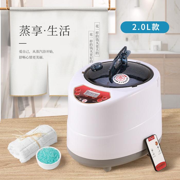 Portable 2L Sauna Steamer Pot Machine Stainless Steel Sauna Steam