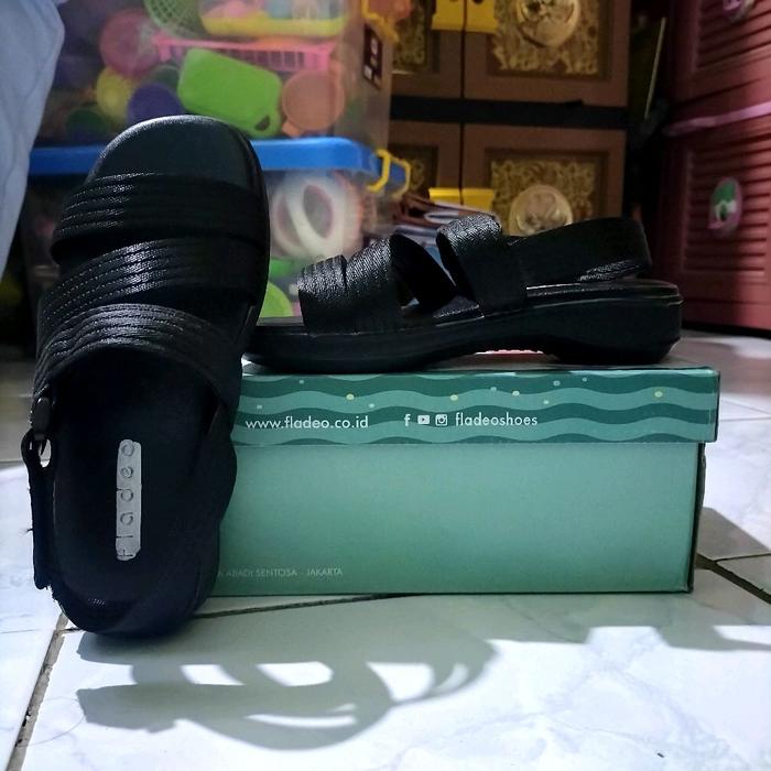 Fladeo SENDAL FLADEO ANAK Hitam dengan Desain Nyaman dan Stylish untuk Anak-anak