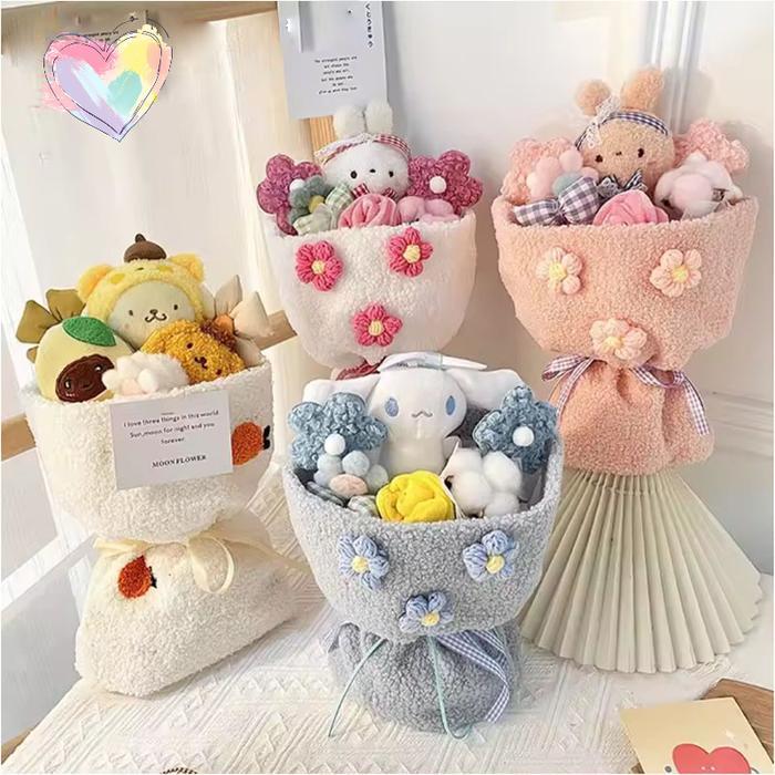 Buket Boneka Hadiah Kado Unik Lucu Wisuda Anniversary Ulang Tahun Birthday Valentine Hari Special