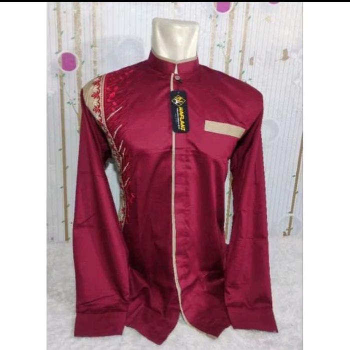 BAJU KOKO DEWASA PREMIUM MERK HAFLANI / TOYOBO FODU PLATINUM/ BAJU TAKWA TERBARU TRENDI MILENIAL