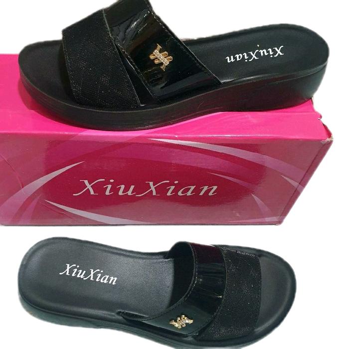 sandal xiuxian ori,sandal ibu Wanita Cewek Sendal