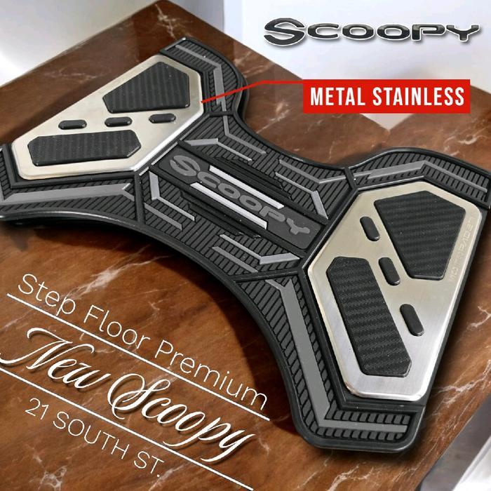 Karpet Honda Scoopy Baru 2022-2025 Stainless Premium