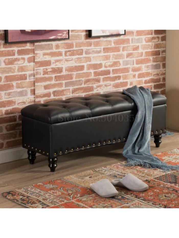 European storage stool storage stool box clothing store sofa stool
