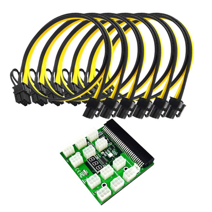 6 PIN Power-Supply Adapter GPU Mining Server Power-Converter Board